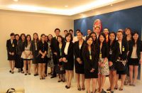 นักศึกษา MIR ดูงานที่สถานทูตไทย ณ กรุงจาการ์ต้า ประเทศอินโดนีเซีย